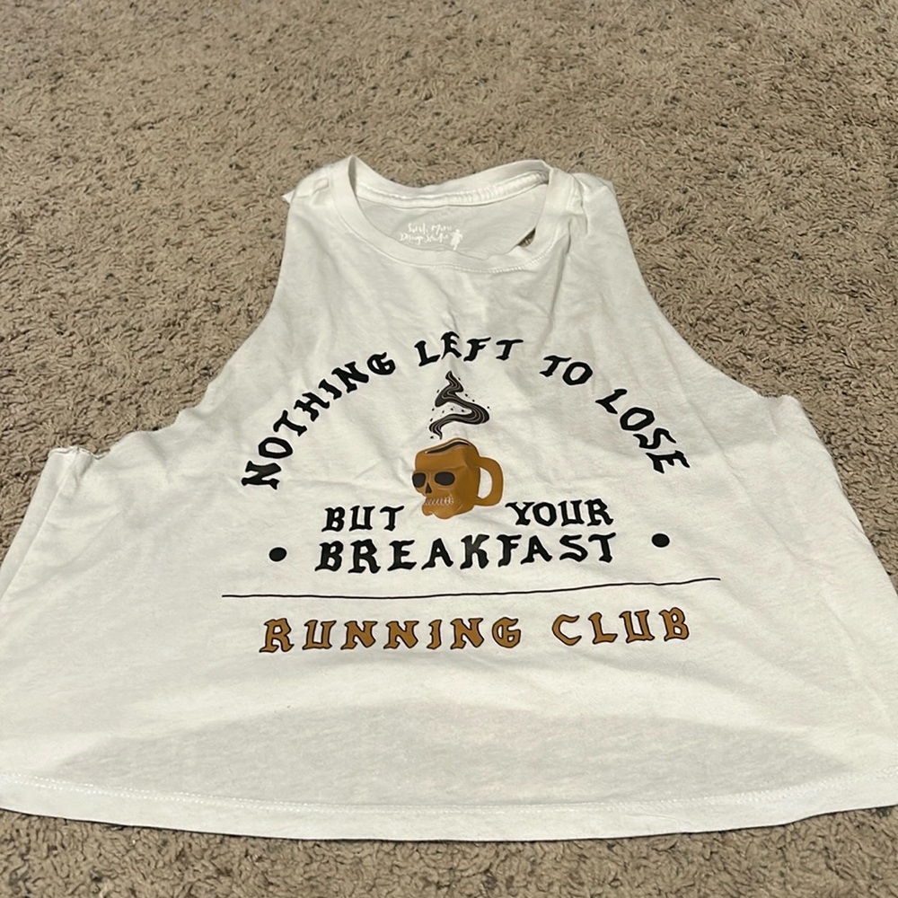 Nothing Left to Lose But Your Breakfast Crop Top